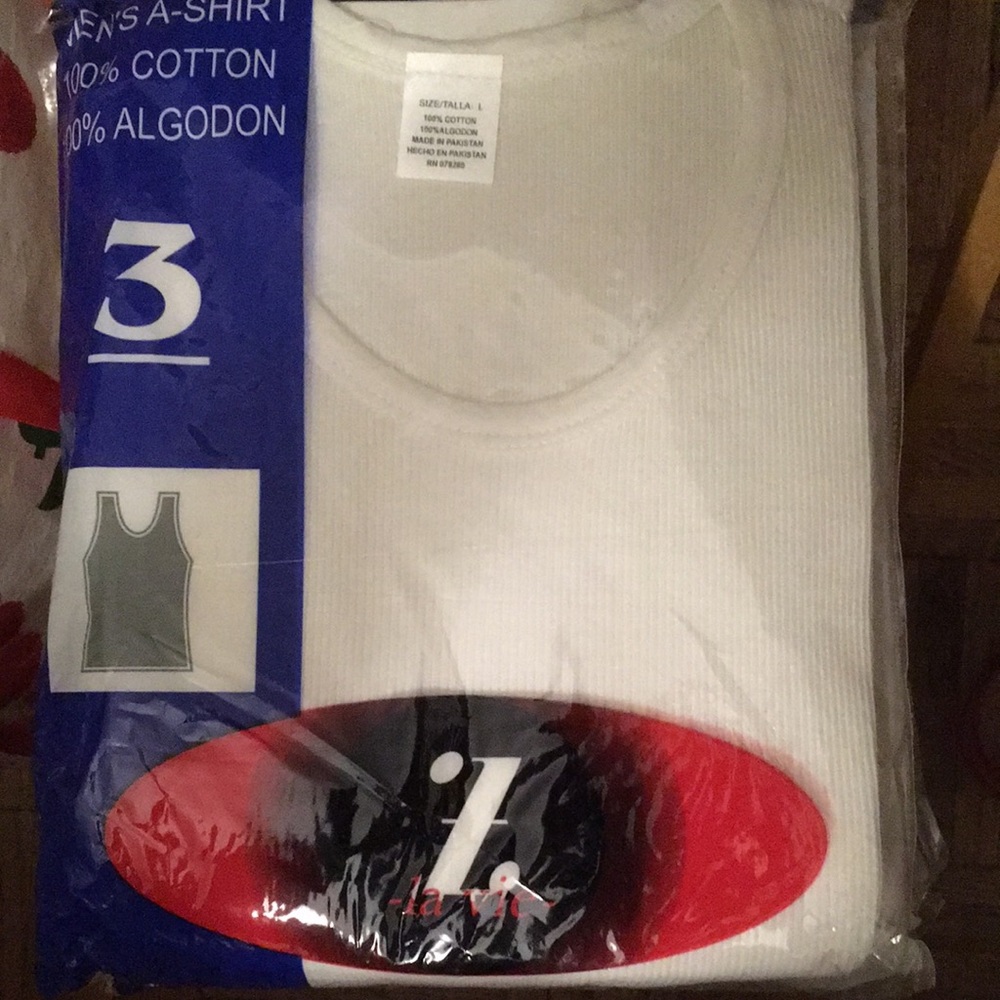 New 9 Large La Vie 100% Cotton Tanks